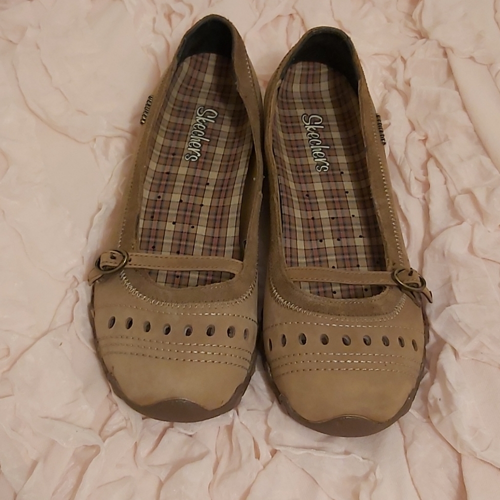 Leather Sketchers Mary Jane 8 New no box